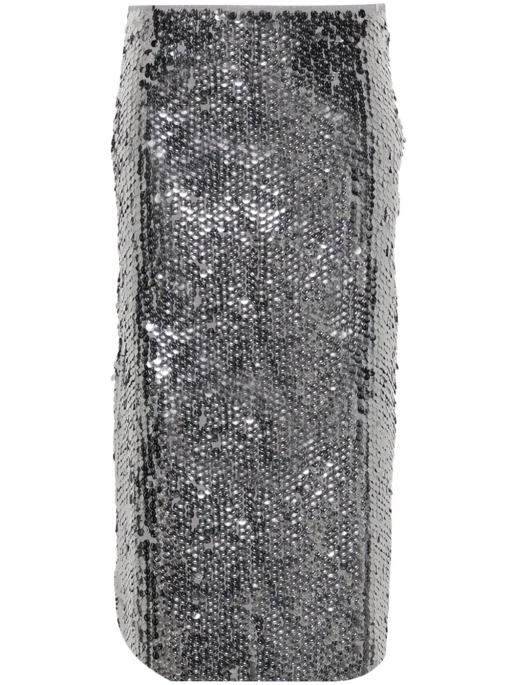 Maje sequinned midi pencil skirt - Grey von Maje