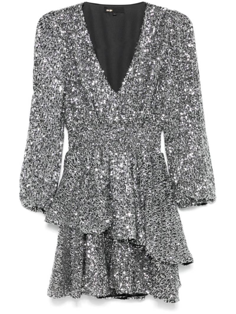 Maje sequinned mini dress - Silver von Maje