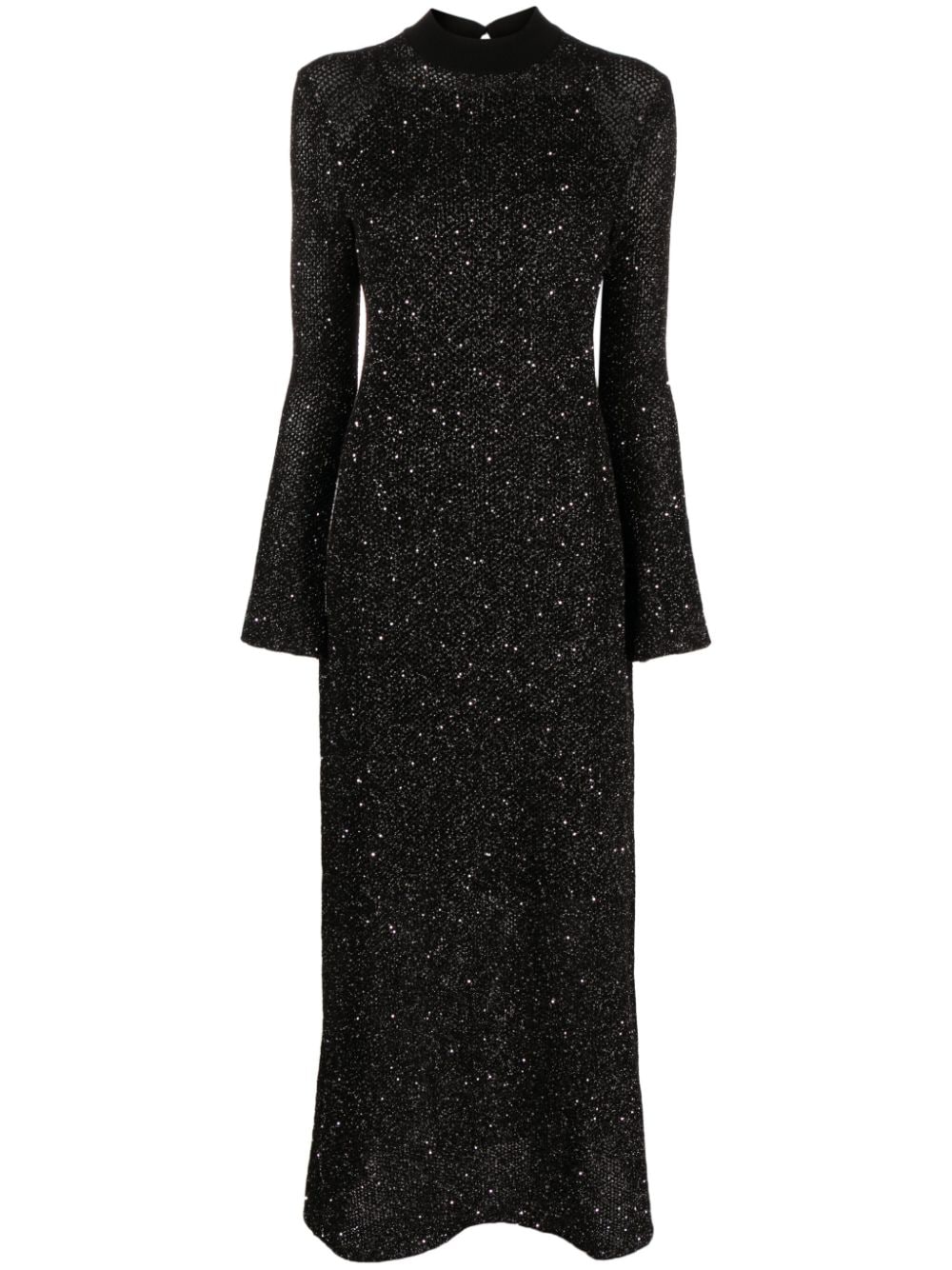 Maje sequin-embellished open-back dress - Black von Maje