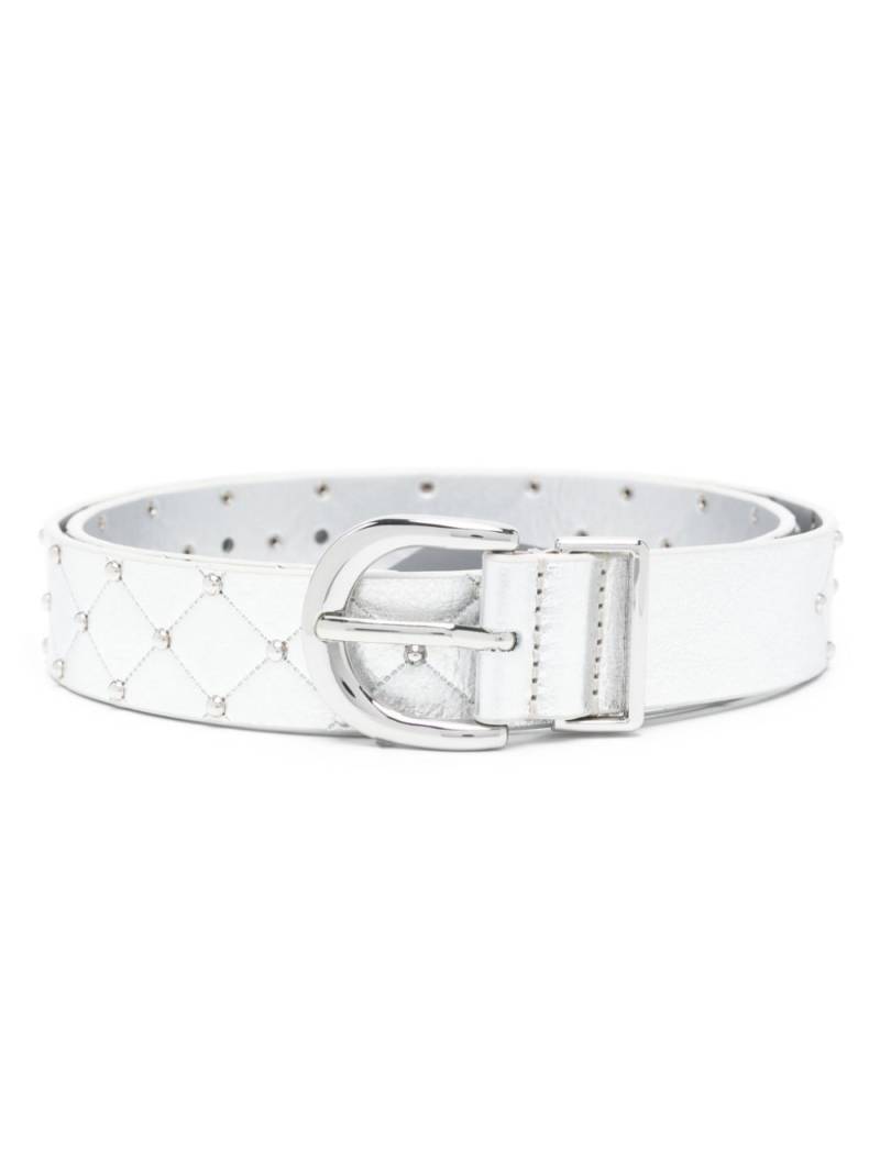 Maje stud-detailed belt - Silver von Maje