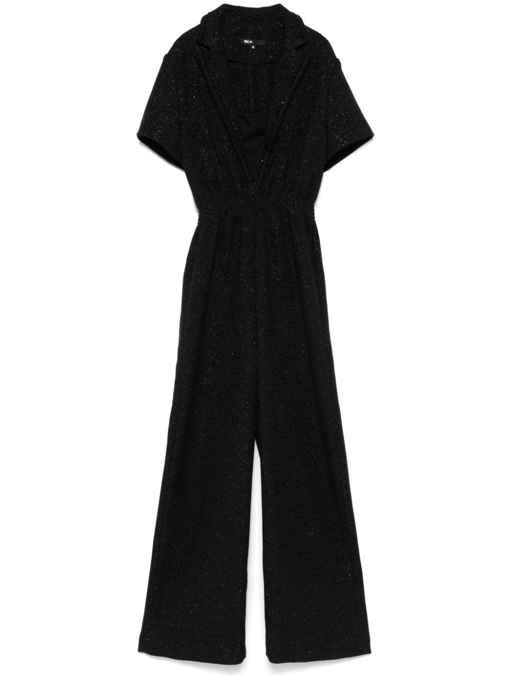 Maje tweed jumpsuit - Black von Maje