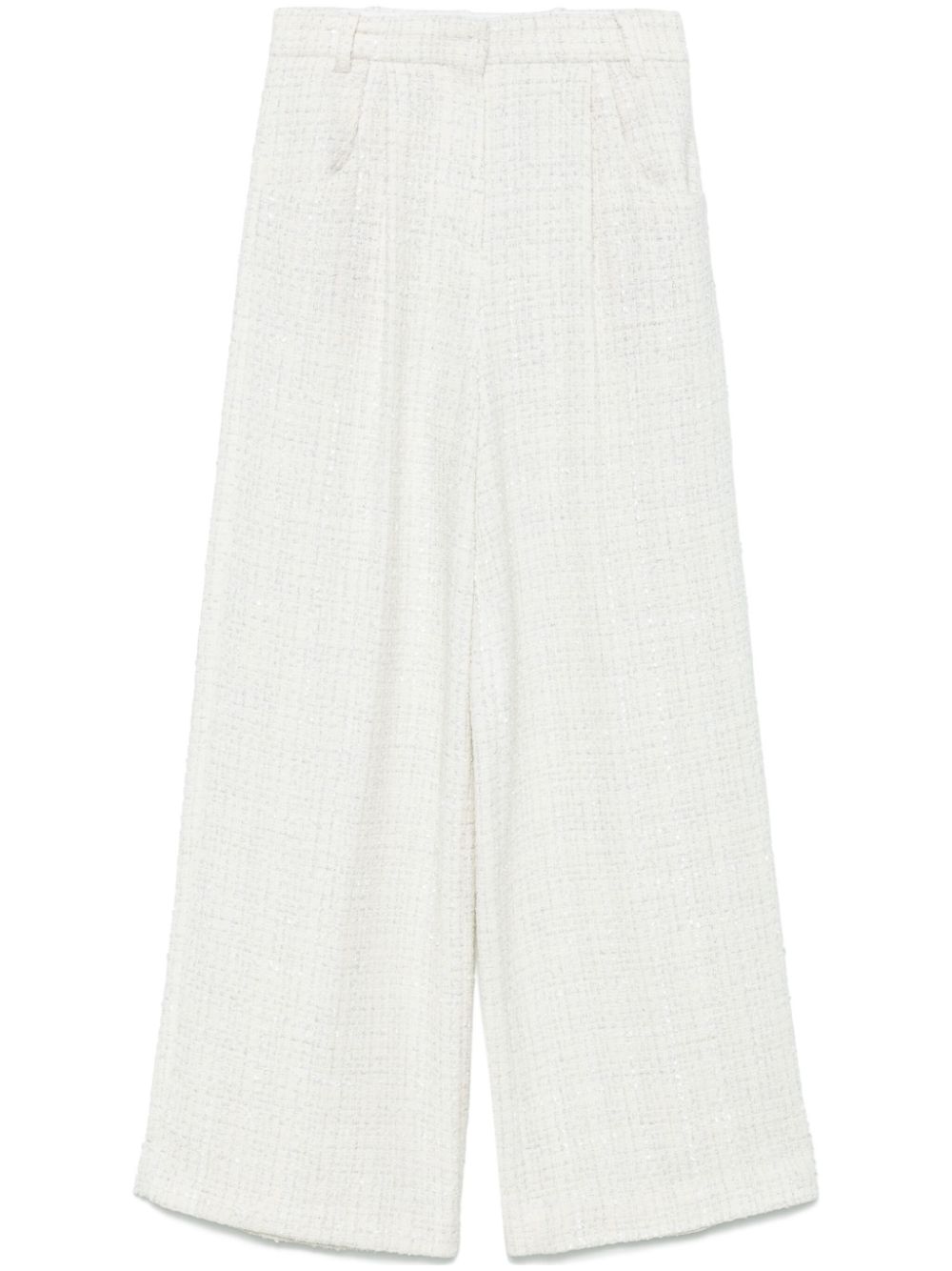 Maje tweed trousers - White von Maje