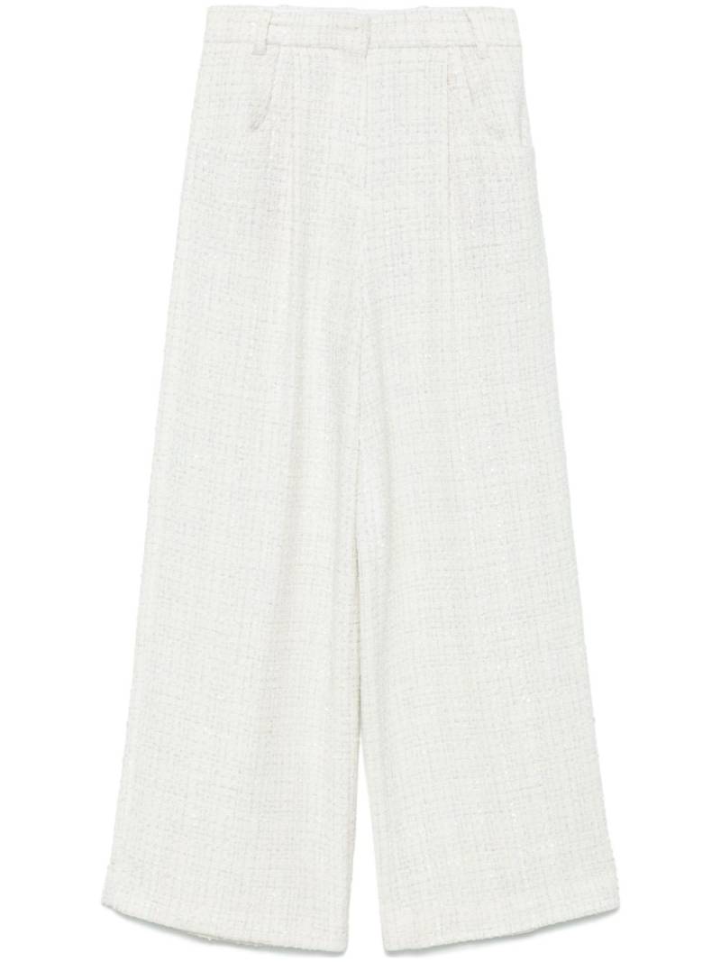 Maje tweed trousers - White von Maje