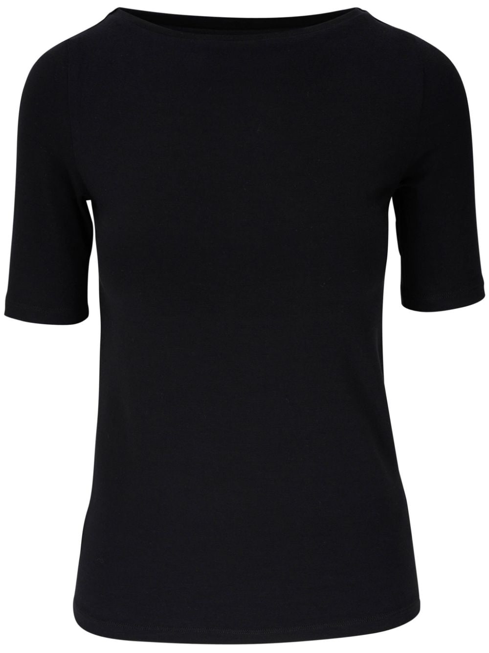 Majestic Filatures boat-neck short-sleeve T-shirt - Black von Majestic Filatures