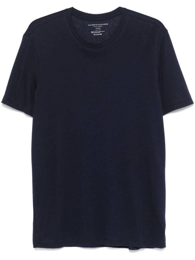 Majestic Filatures cotton T-shirt - Blue von Majestic Filatures