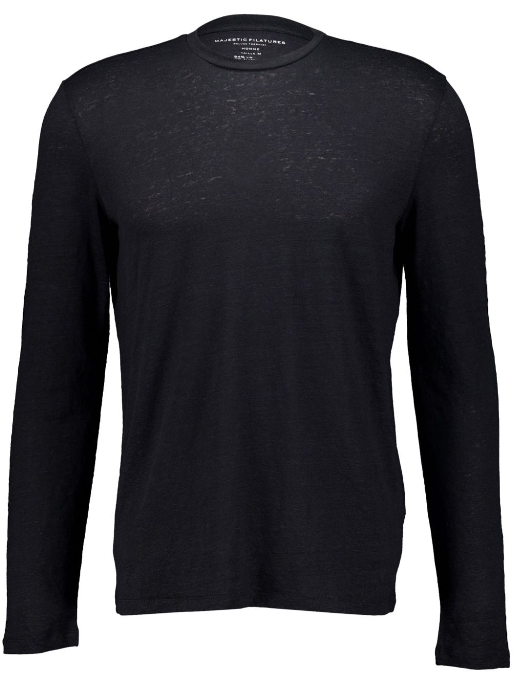 Majestic Filatures crew-neck T-shirt - Black von Majestic Filatures