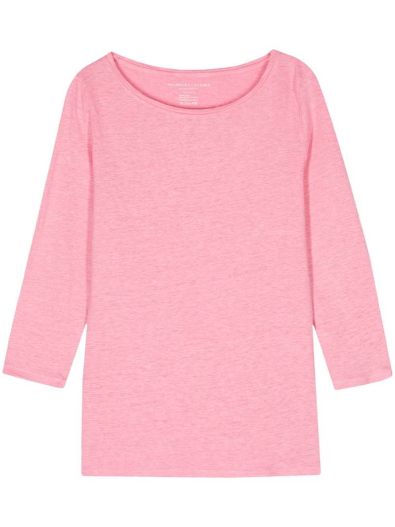 Majestic Filatures crew-neck T-shirt - Pink von Majestic Filatures