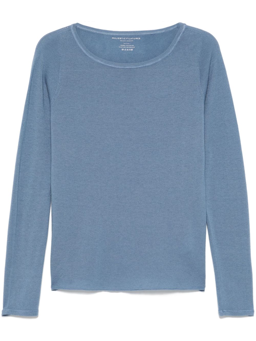 Majestic Filatures fine-knit sweater - Blue von Majestic Filatures