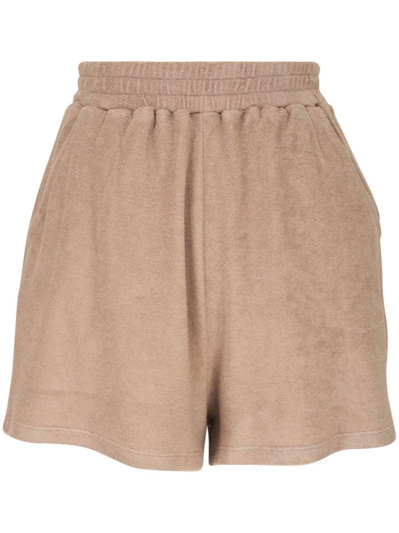 Majestic Filatures high-rise terry-cloth shorts - Neutrals von Majestic Filatures