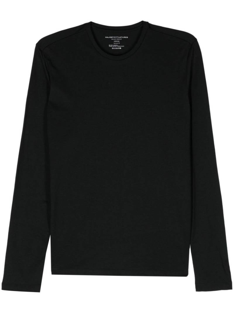 Majestic Filatures long-sleeve jersey T-shirt - Black von Majestic Filatures