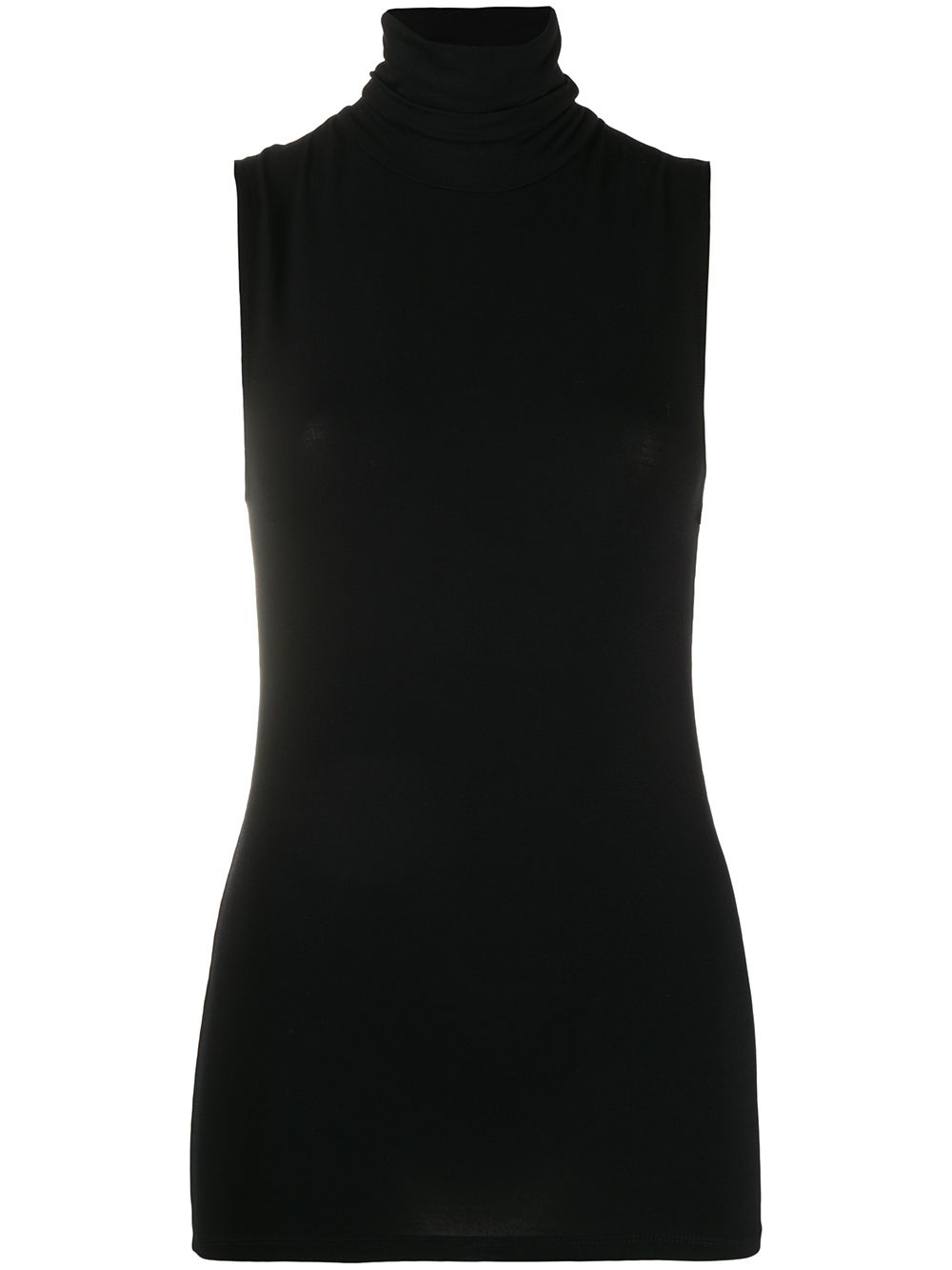 Majestic Filatures roll-neck sleeveless top - Black von Majestic Filatures