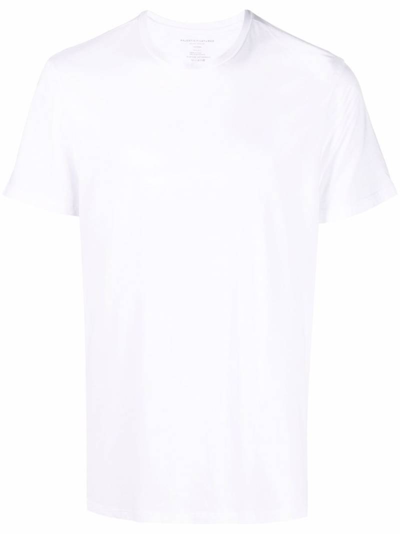 Majestic Filatures round neck short-sleeved T-shirt - White von Majestic Filatures