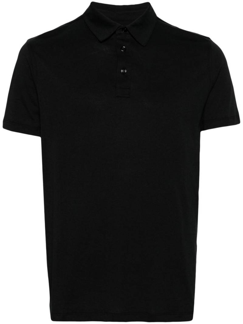 Majestic Filatures short-sleeve polo shirt - Black von Majestic Filatures