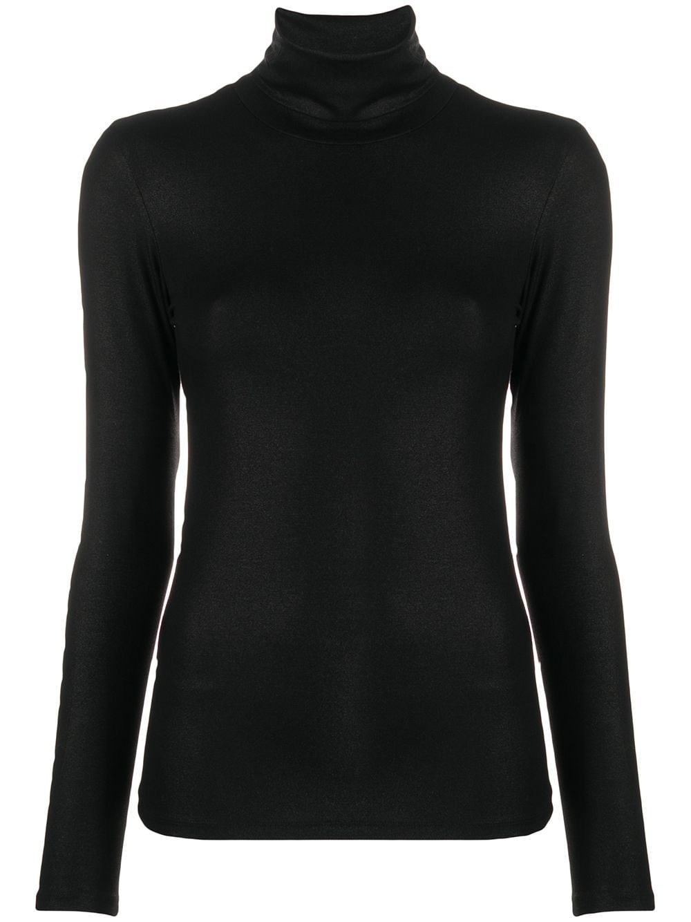 Majestic Filatures turtle-neck long sleeve top - Black von Majestic Filatures