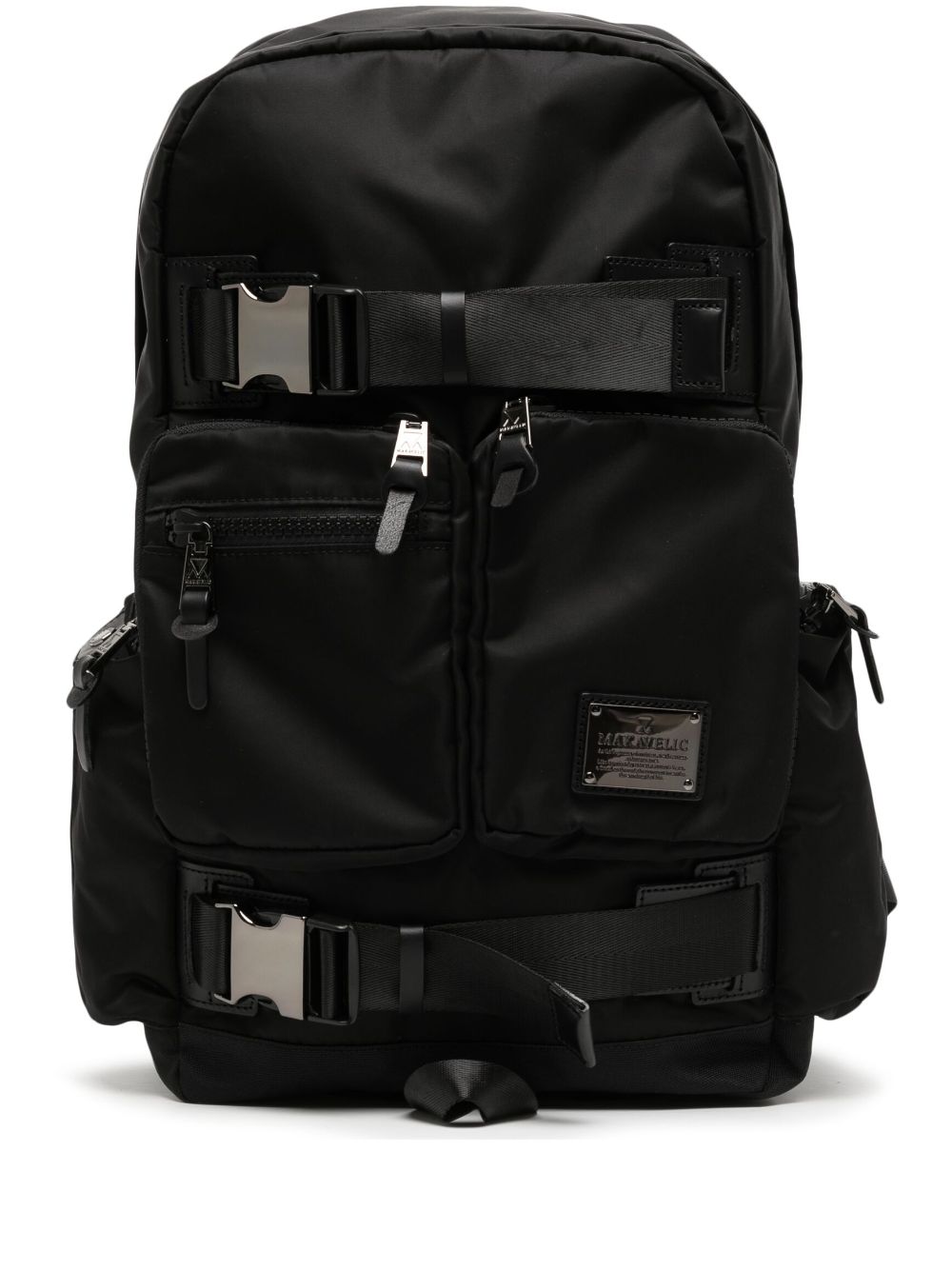 Makavelic multiple zip-fastening pockets backpack - Black von Makavelic