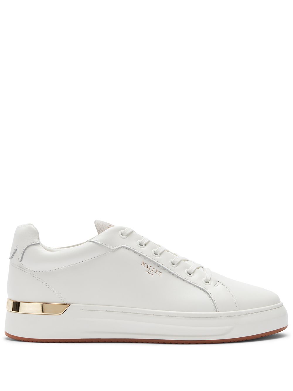 Mallet logo-embossed low-top sneakers - White von Mallet