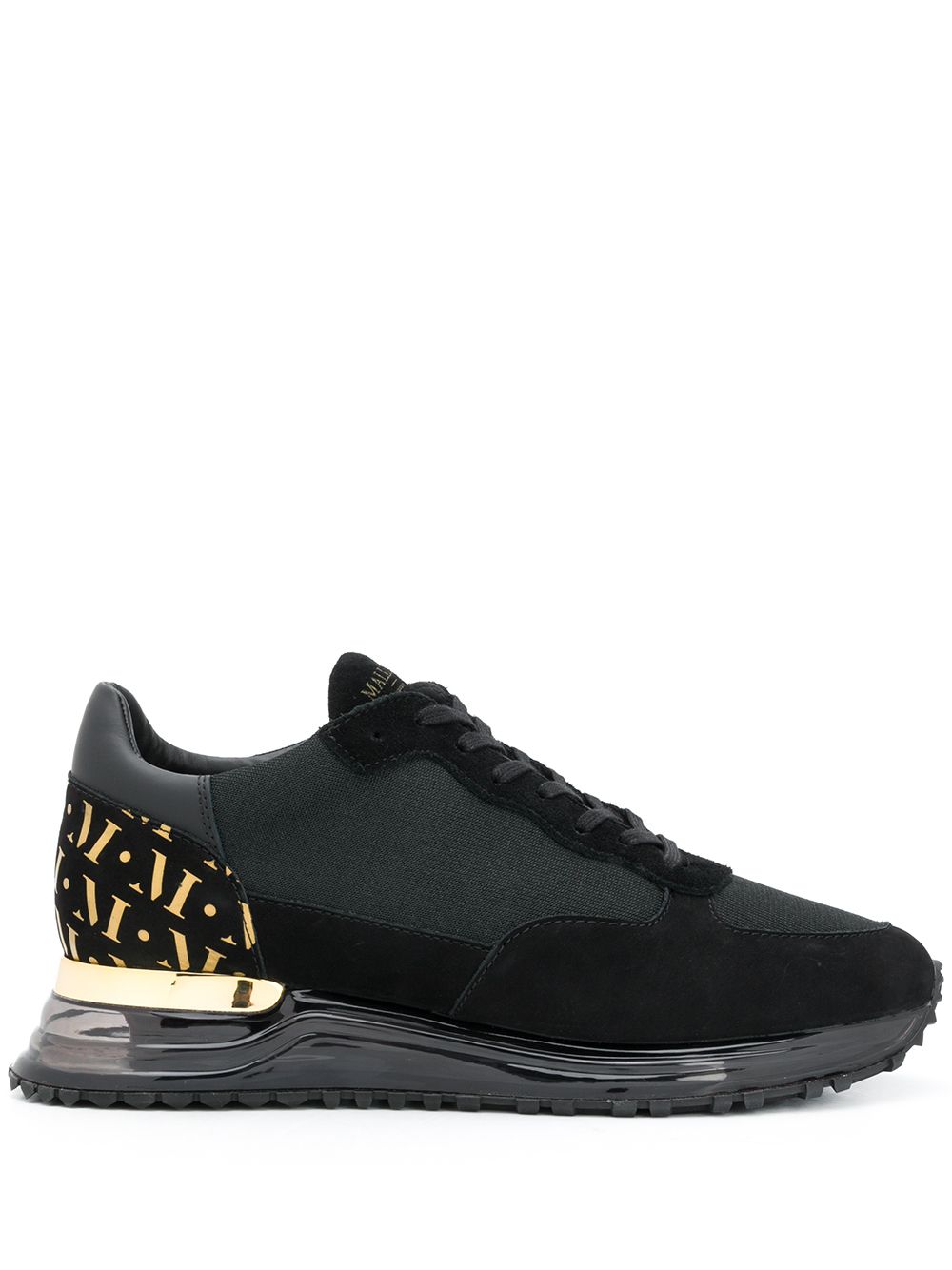 Mallet monogram panelled sneakers - Black von Mallet