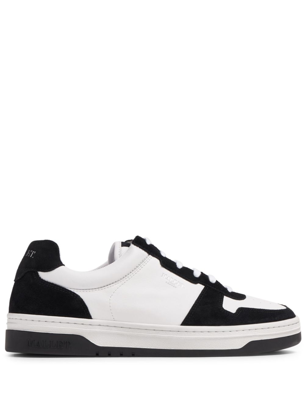 Mallet panelled lace-up sneakers - White von Mallet