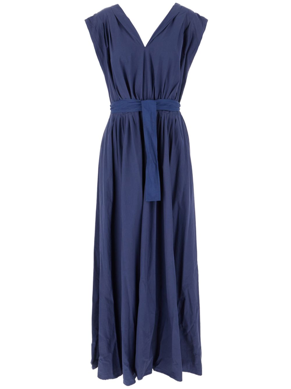 Malo belted midi dress - Blue von Malo