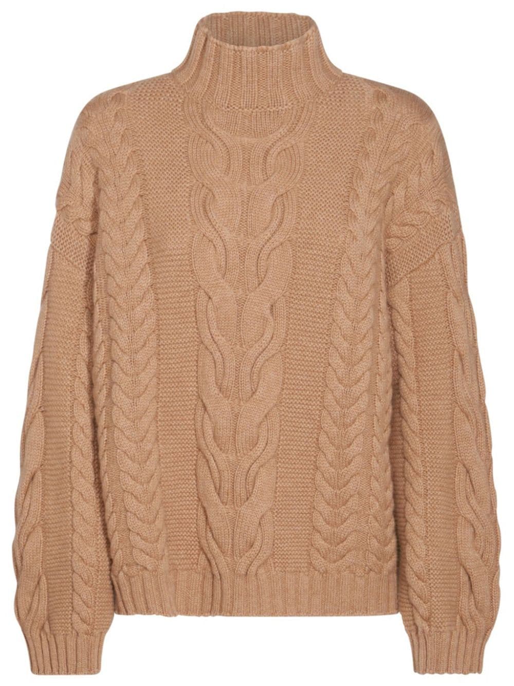 Malo cable-knit cashmere jumper - Neutrals von Malo