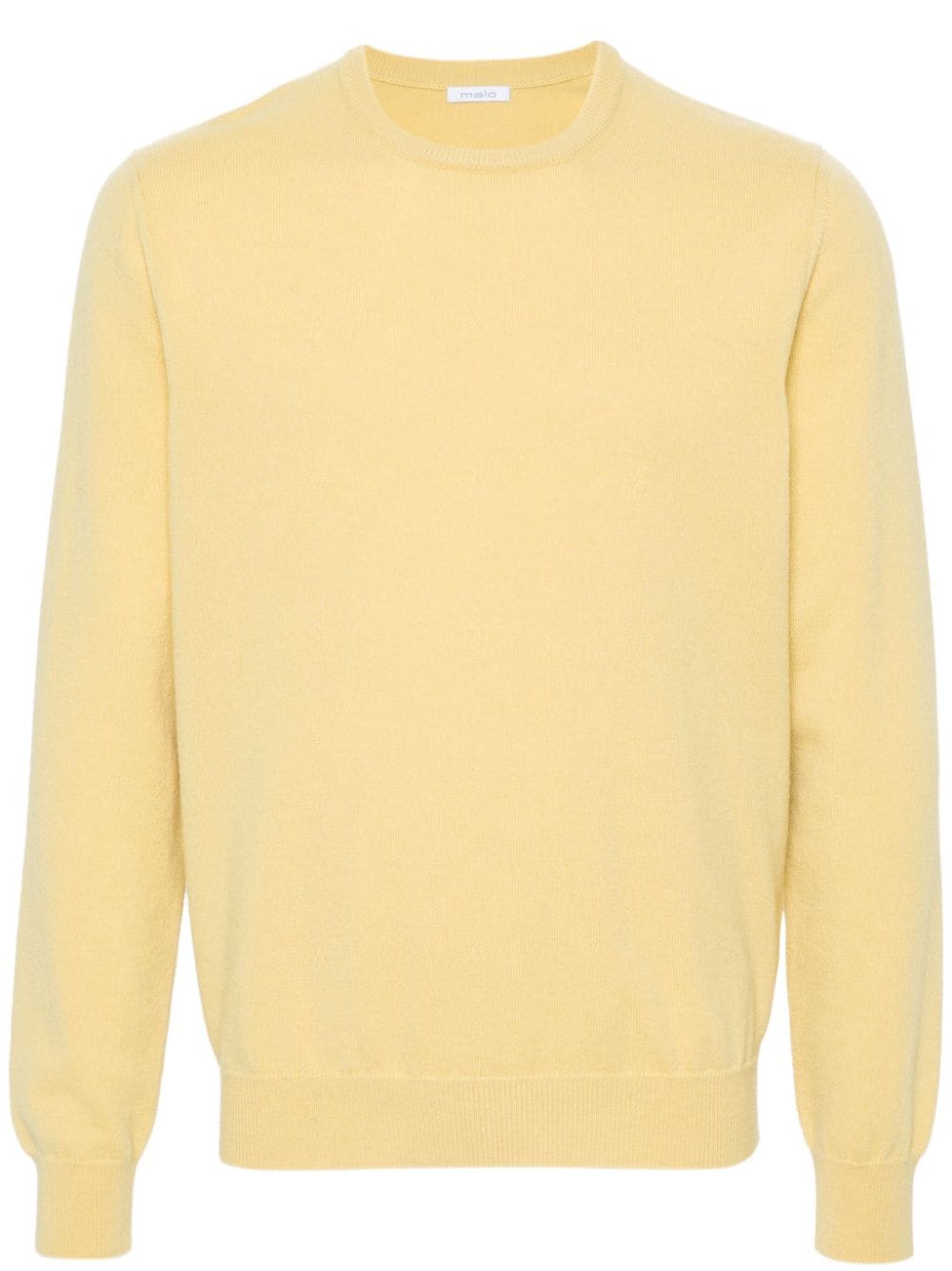 Malo cashmere crew-neck sweater - Yellow von Malo
