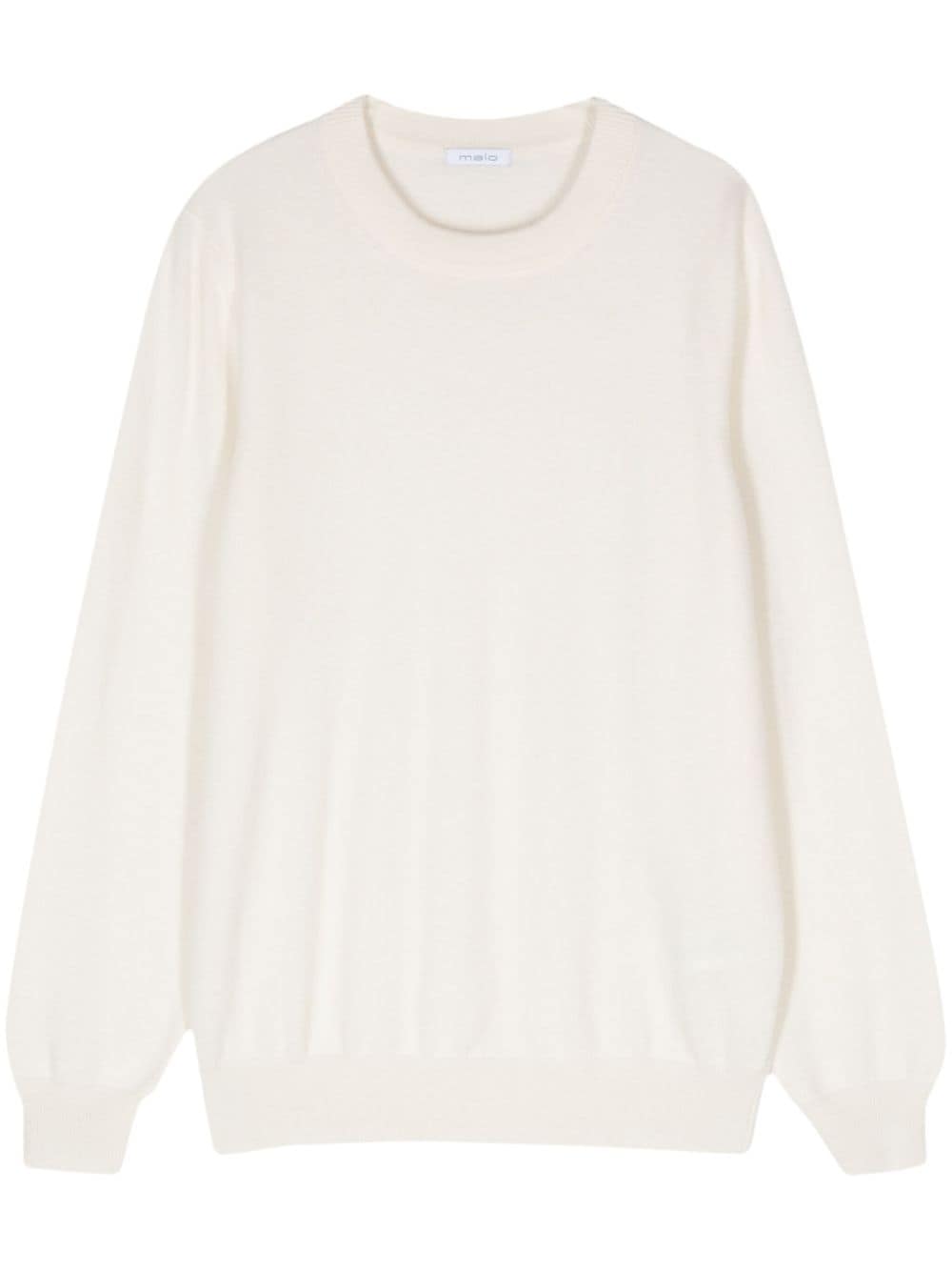 Malo cashmere sweater - White von Malo