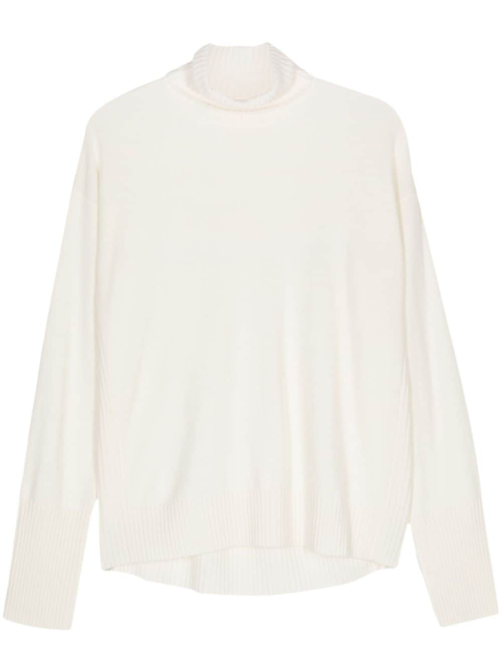 Malo cashmere sweater - White von Malo