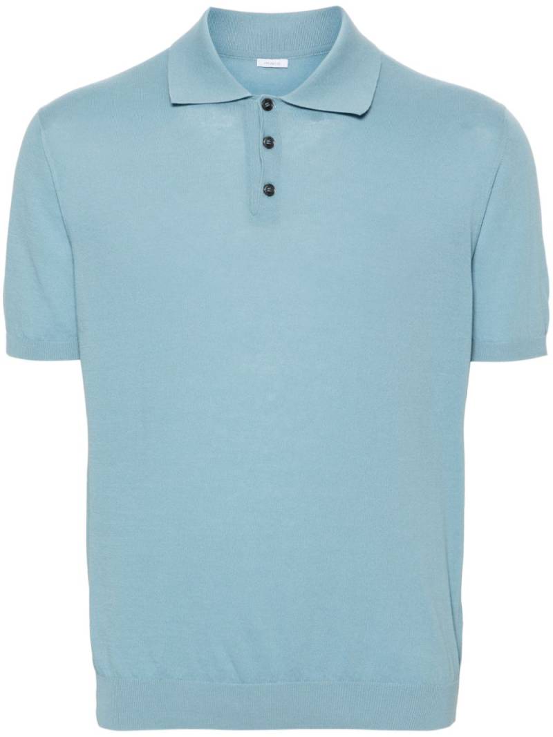 Malo cotton polo shirt - Blue von Malo