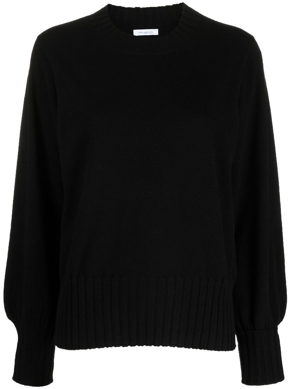 Malo crew-neck cashmere jumper - Black von Malo