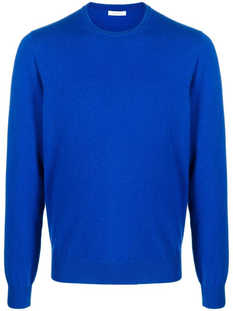 Malo crew-neck cashmere jumper - Blue von Malo