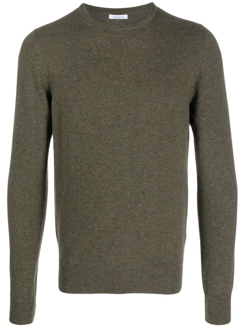 Malo crew-neck cashmere jumper - Green von Malo