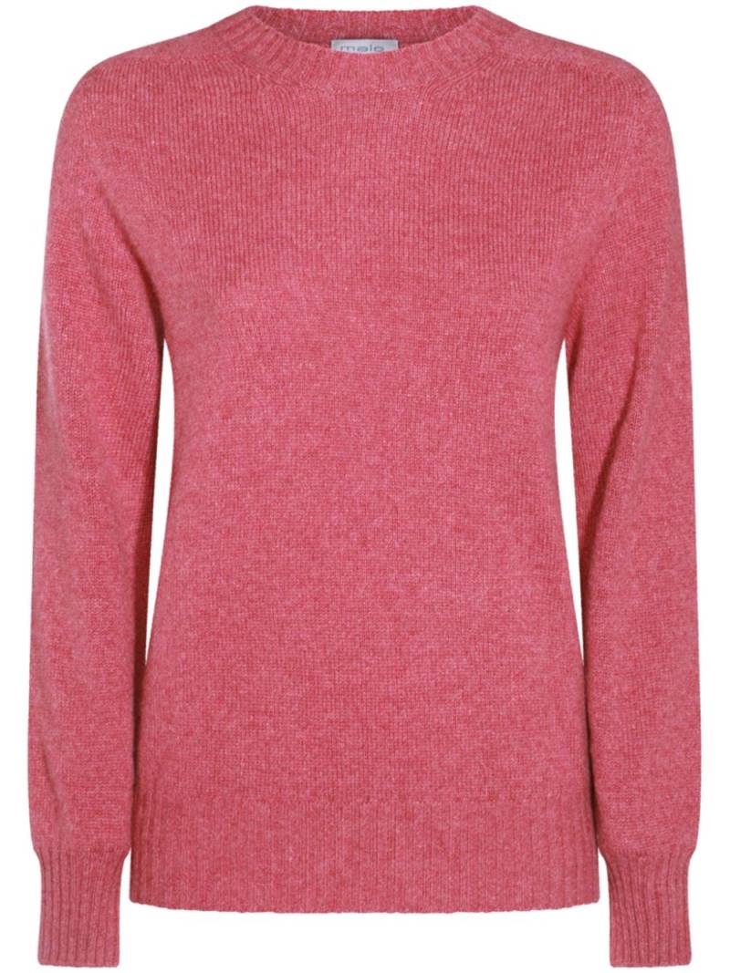 Malo crew-neck cashmere jumper - Pink von Malo