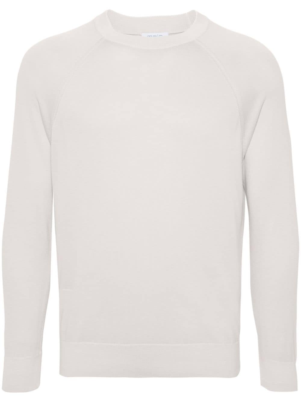 Malo fine-knit jumper - Grey von Malo