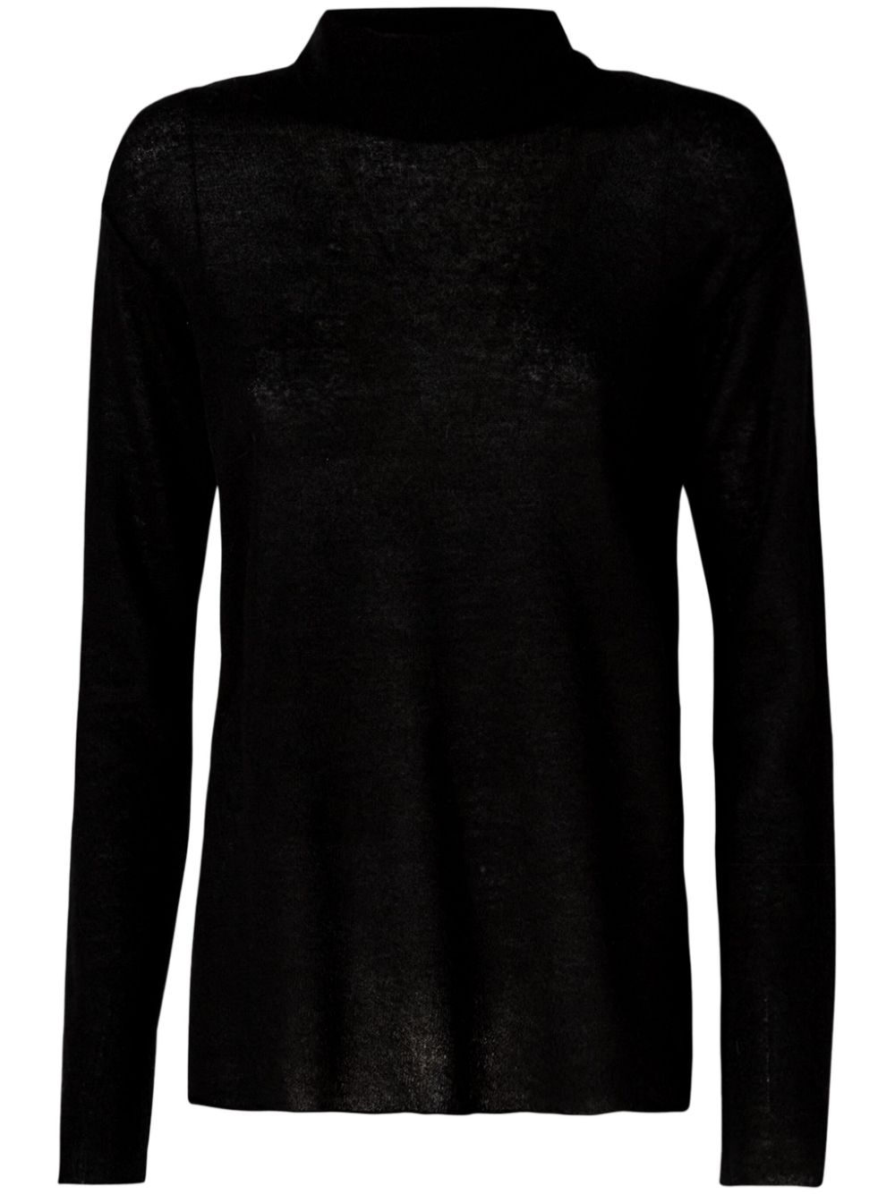 Malo high neck sweater - Black von Malo