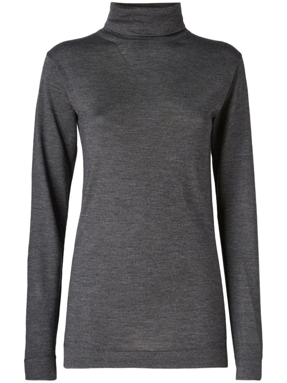 Malo high neck sweater - Grey von Malo