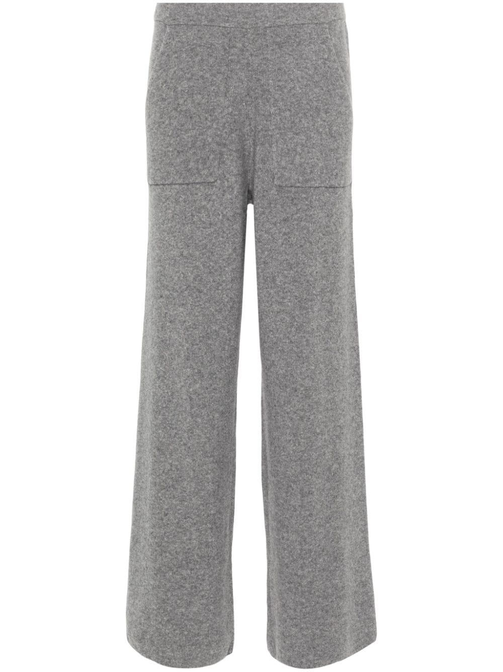 Malo knit wide-leg trousers - Grey von Malo