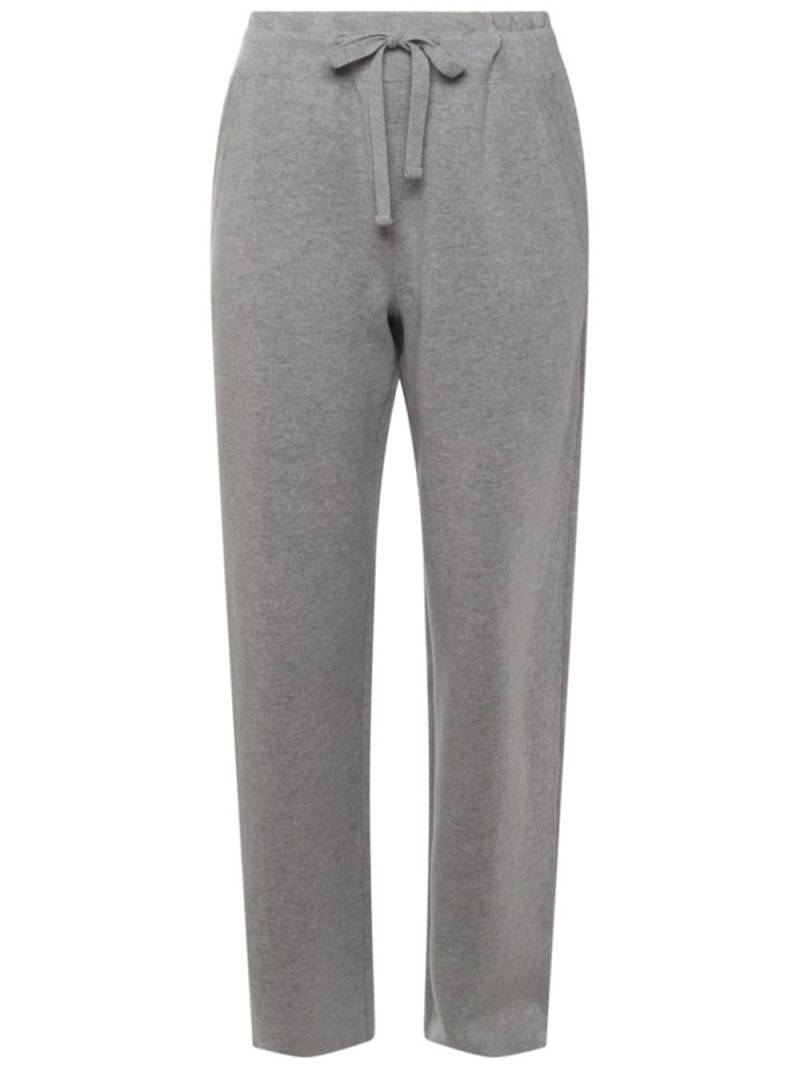 Malo mélange-effect track pants - Grey von Malo