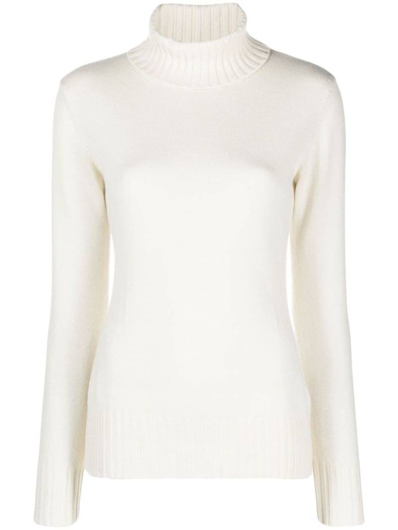 Malo roll-neck cashmere jumper - White von Malo