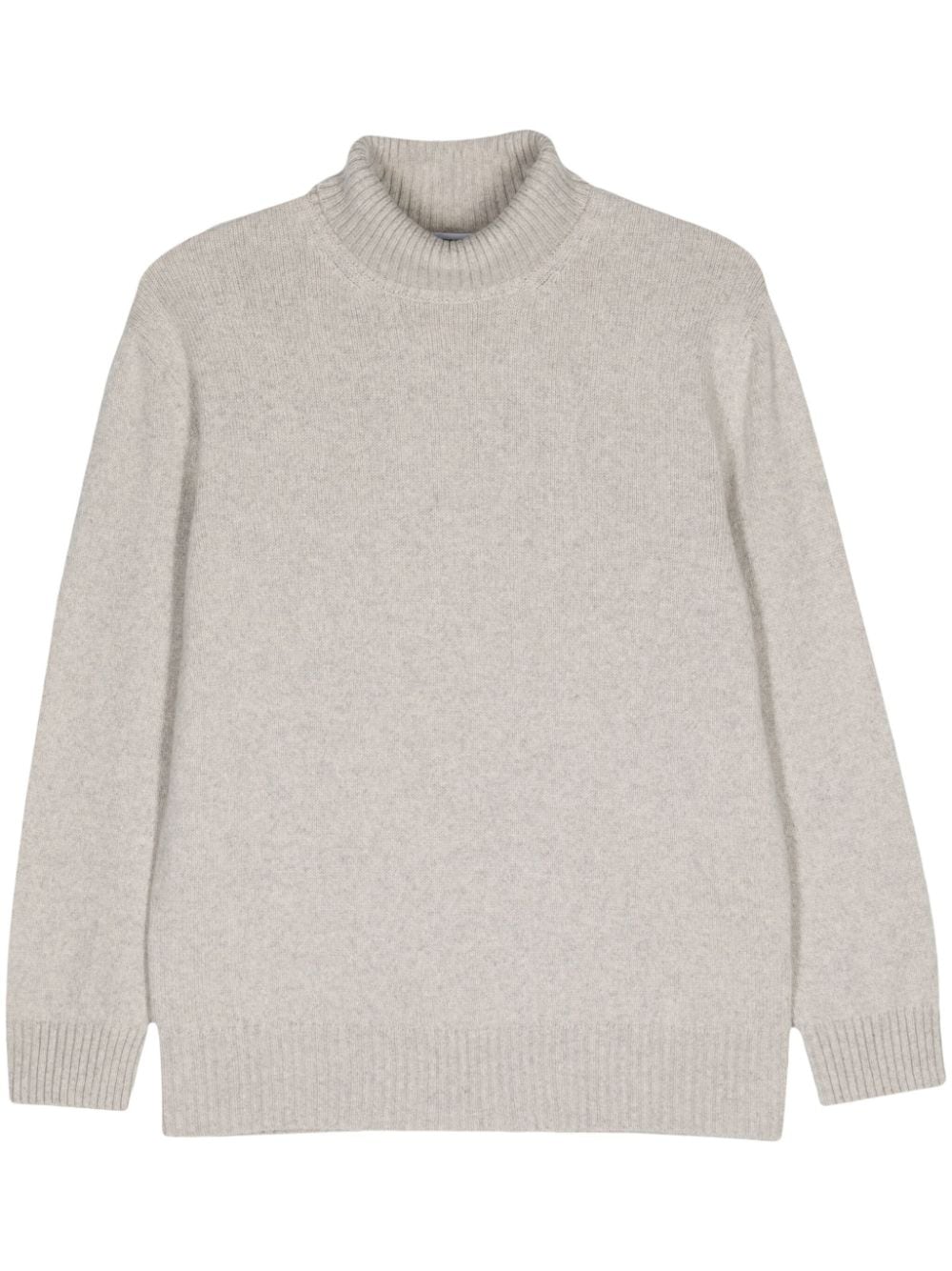 Malo roll-neck mélange jumper - Grey von Malo