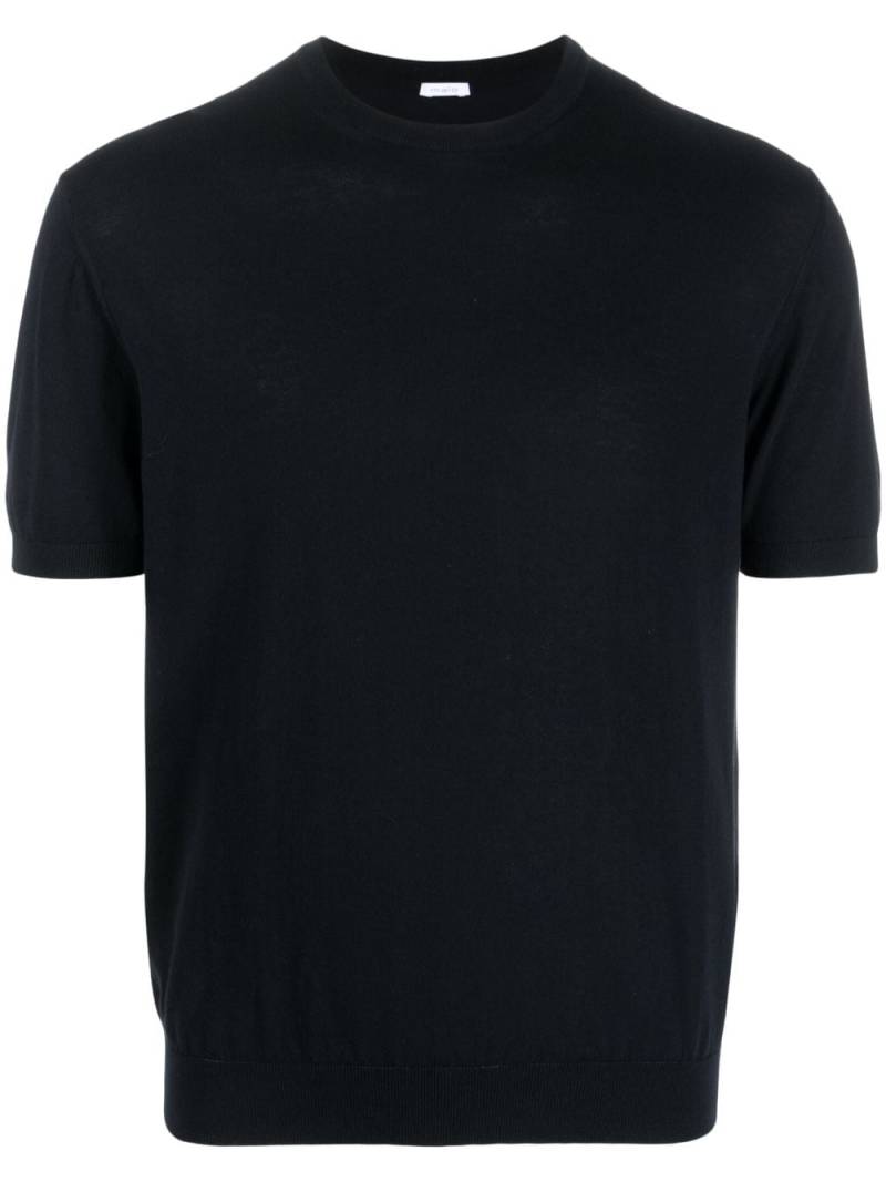 Malo short-sleeve cotton T-shirt - Blue von Malo