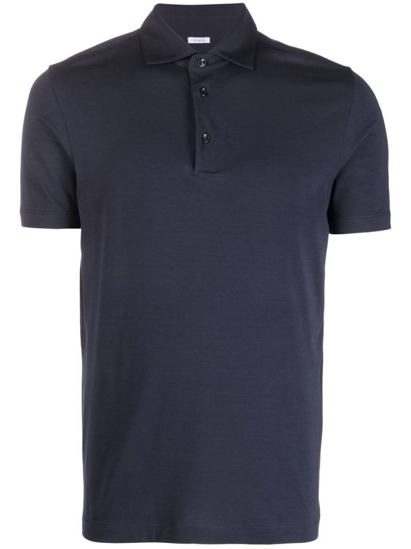 Malo short-sleeved polo shirt - Blue von Malo