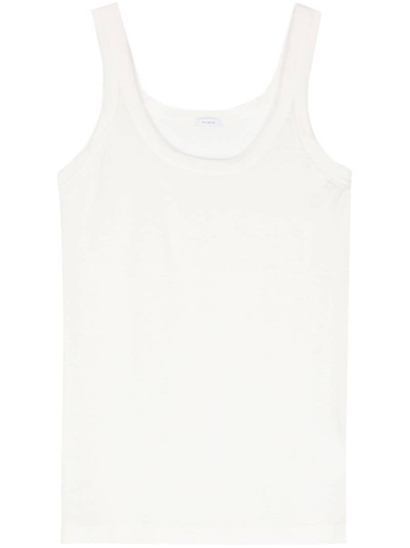 Malo square-neck knitted tank top - Neutrals von Malo