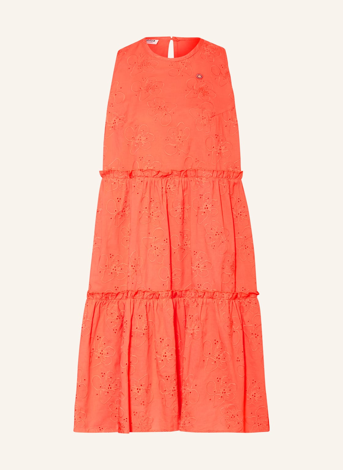 Maloja Kleid Grundlseem. Aus Lochspitze rot Maloja Kleid Grundlseem. Aus Lochspitze rot von Maloja