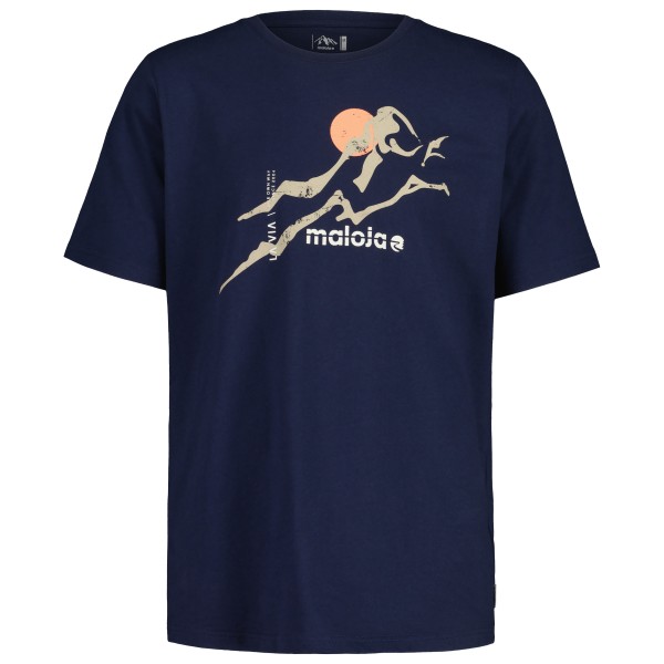 Maloja - RainbachM. - T-Shirt Gr L;M;S;XL blau;grau/türkis;weiß von Maloja