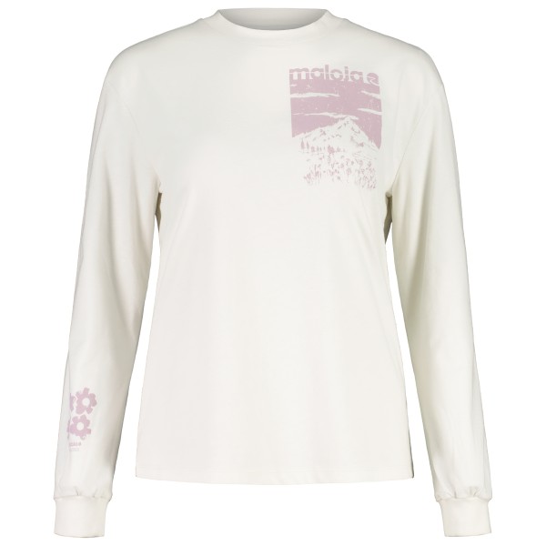 Maloja - Women's AineckM. - Longsleeve Gr S weiß von Maloja