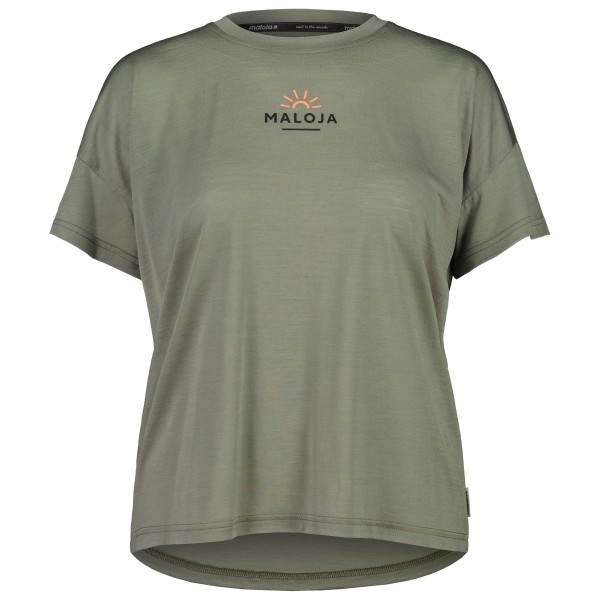 Maloja - Women's HongarM. - Merinoshirt Gr XS oliv von Maloja