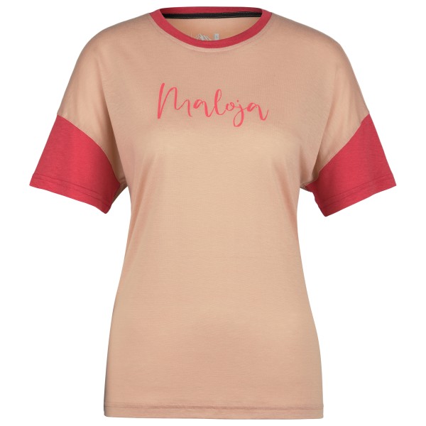 Maloja - Women's HongarM. Puzzle 1 - Merinoshirt Gr L bloom von Maloja