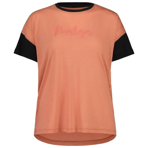 Maloja - Women's HongarM. Puzzle 1 - Merinoshirt Gr L rosa von Maloja