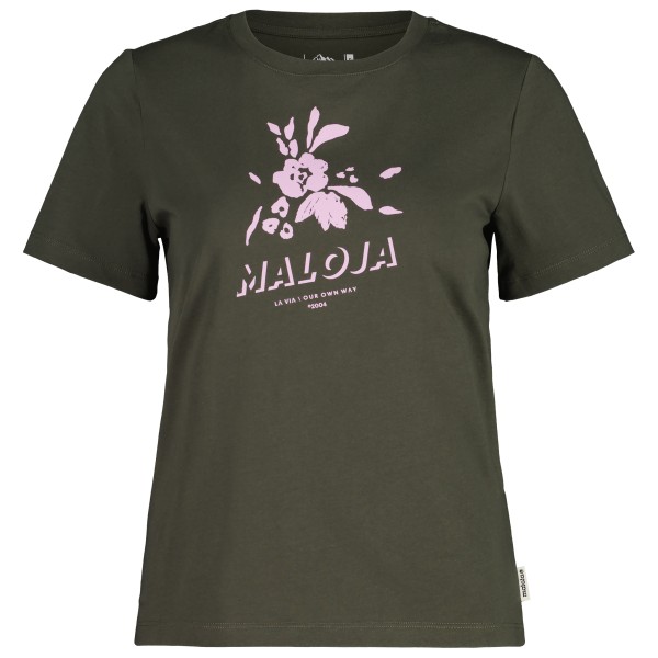 Maloja - Women's LasiM. - T-Shirt Gr L braun/oliv von Maloja