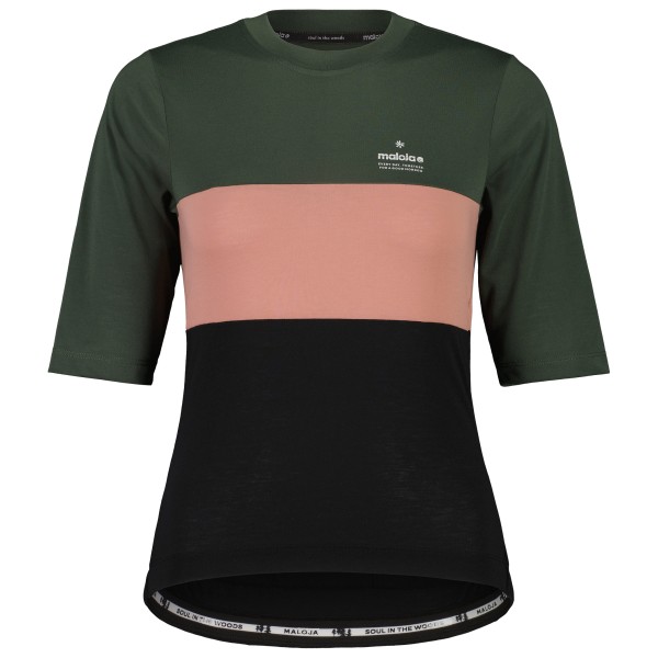 Maloja - Women's WallisM. - Velotrikot Gr L;S;XL;XS schwarz;schwarz/grau von Maloja